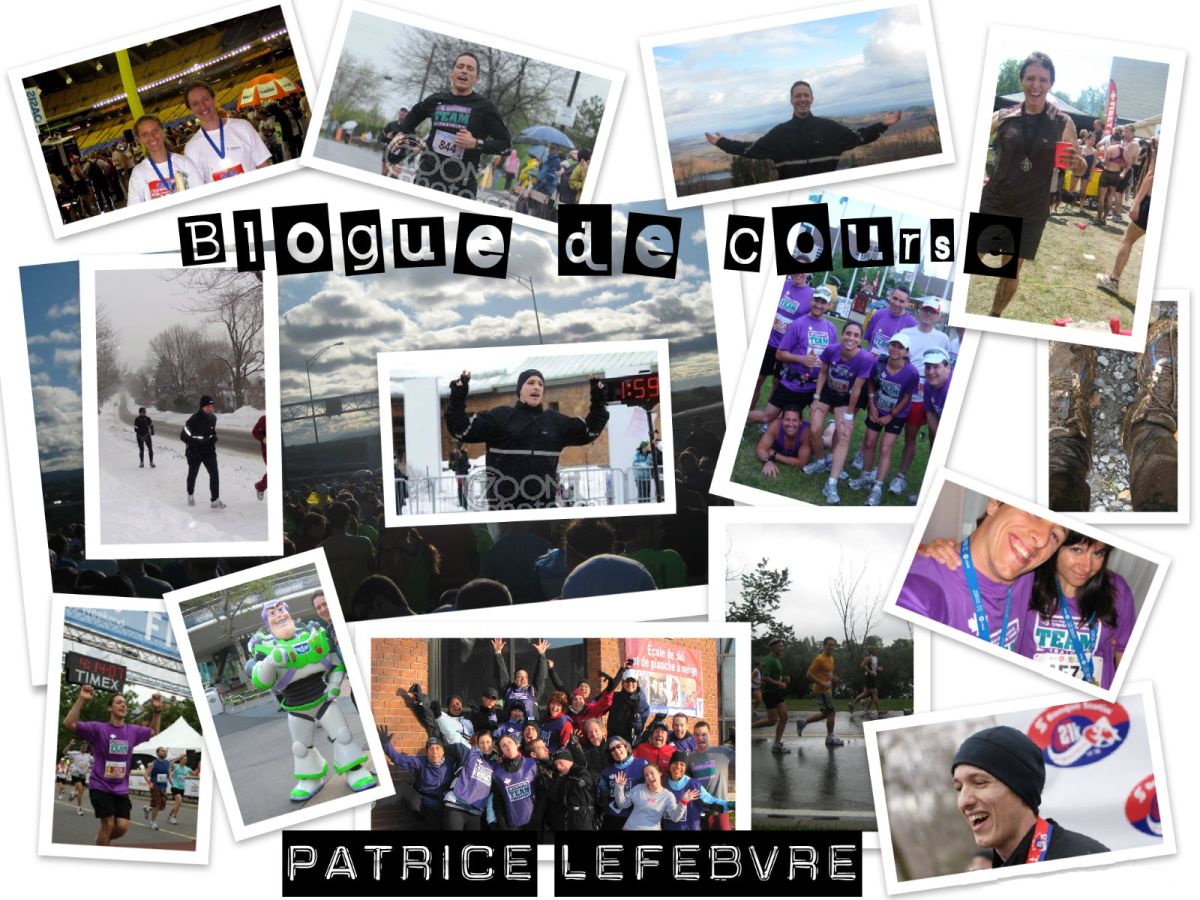 Blogue de course de Patrice Lefebvre